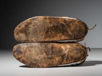 Cheyenne / Arapaho Beaded Hide Moccasins