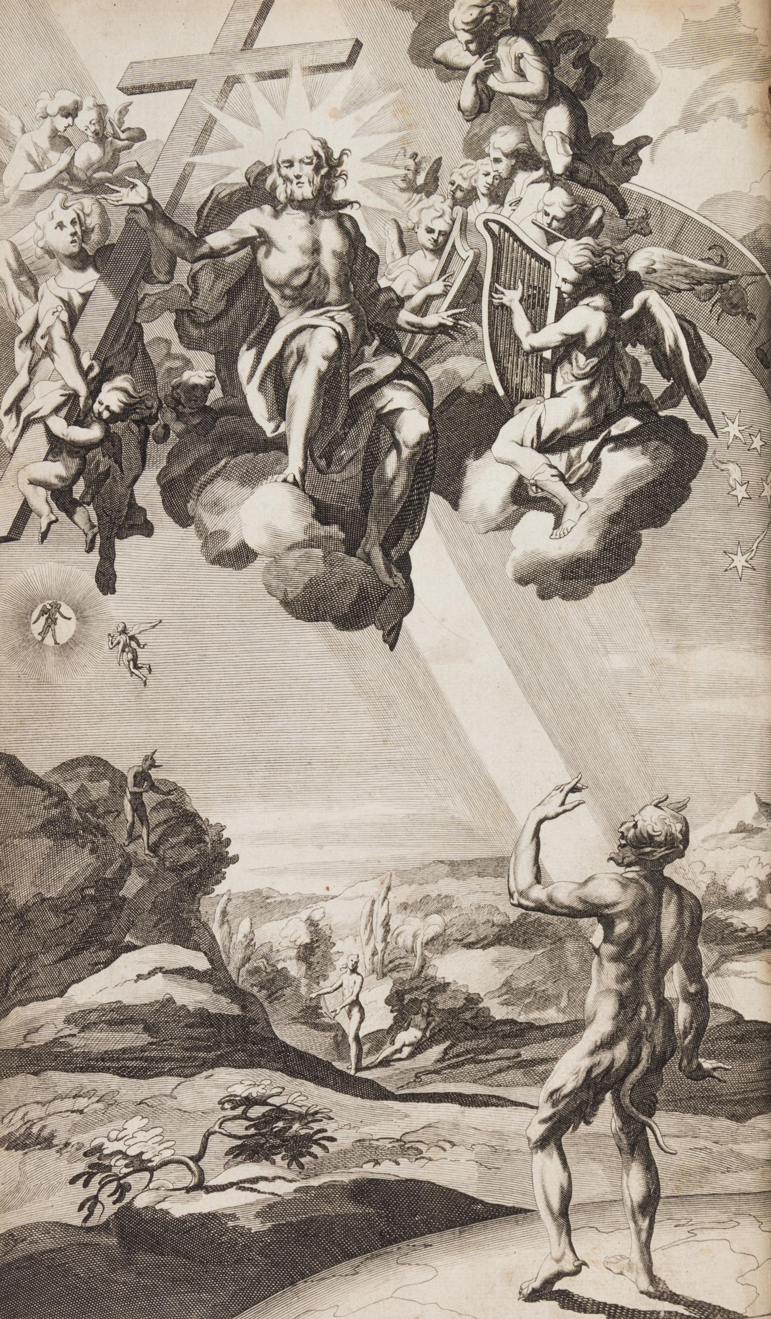 MILTON, JOHN. Paradise Lost. A Poem in Twelve Books. London, 1688. Fourth edition, first folio edition.