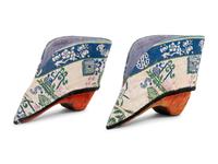 Four Chinese Embroidered Silk Articles