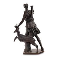A French Patinated Bronze Figure of Diana of Versailles