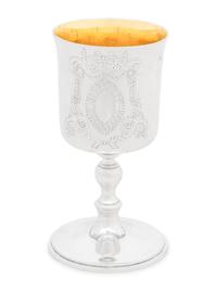 A Set of Eight Irish Silver Goblets