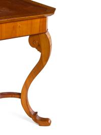 An Austrian Ash and Burl Ash Writing Table