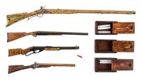 A Group of Four Firearms Length of first 5 1/2 inches. — Various Makers