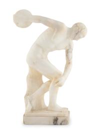 An Italian Marble Discobolus