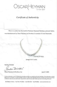 Oscar Heyman, Diamond and Yellow Gold Necklace