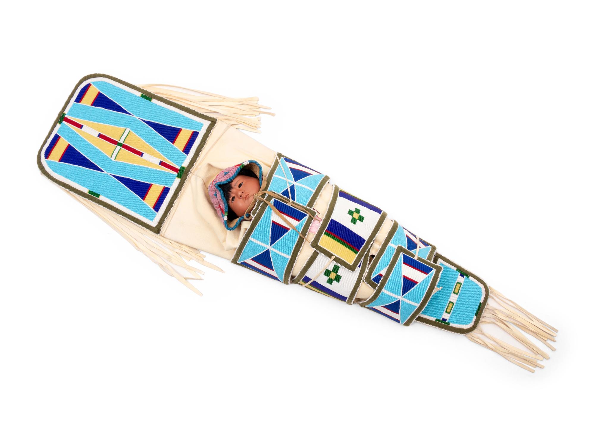 Beaded Hide Cradle, Full Size