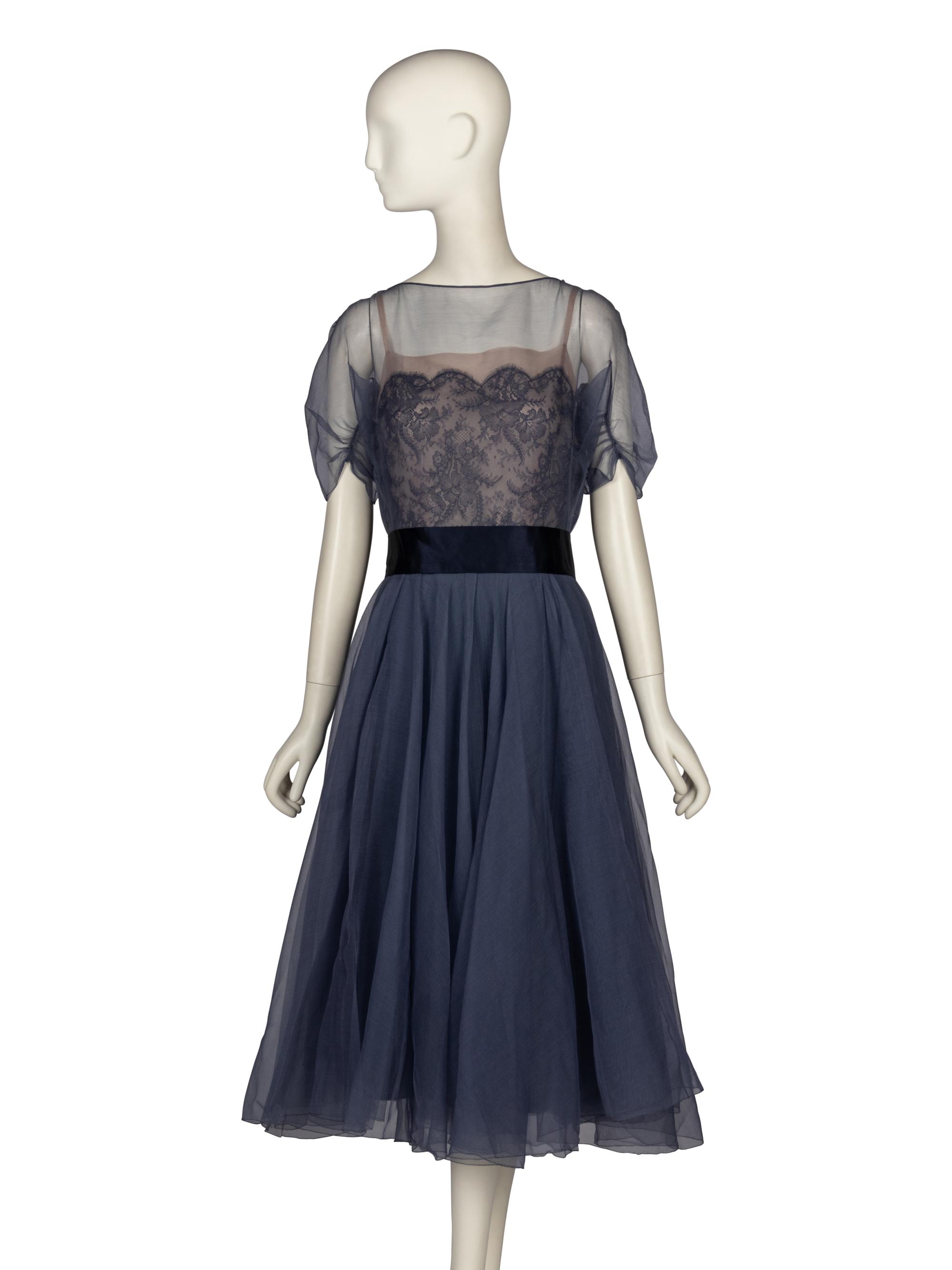 Organza Cocktail Dress, 1957