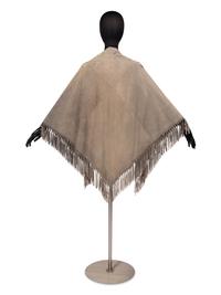 Loro Piana Grey Suede Shawl