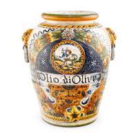 A Large Italian Majolica Jar