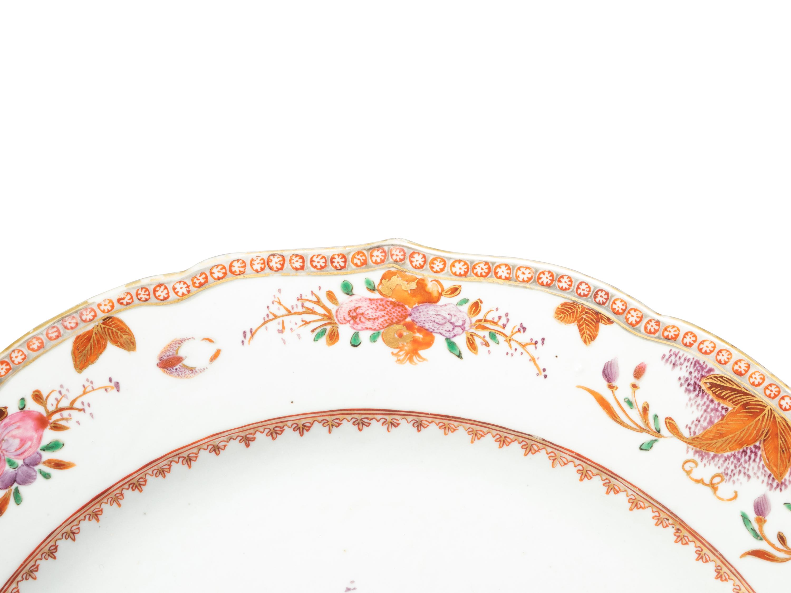 A Chinese Export Porcelain Charger