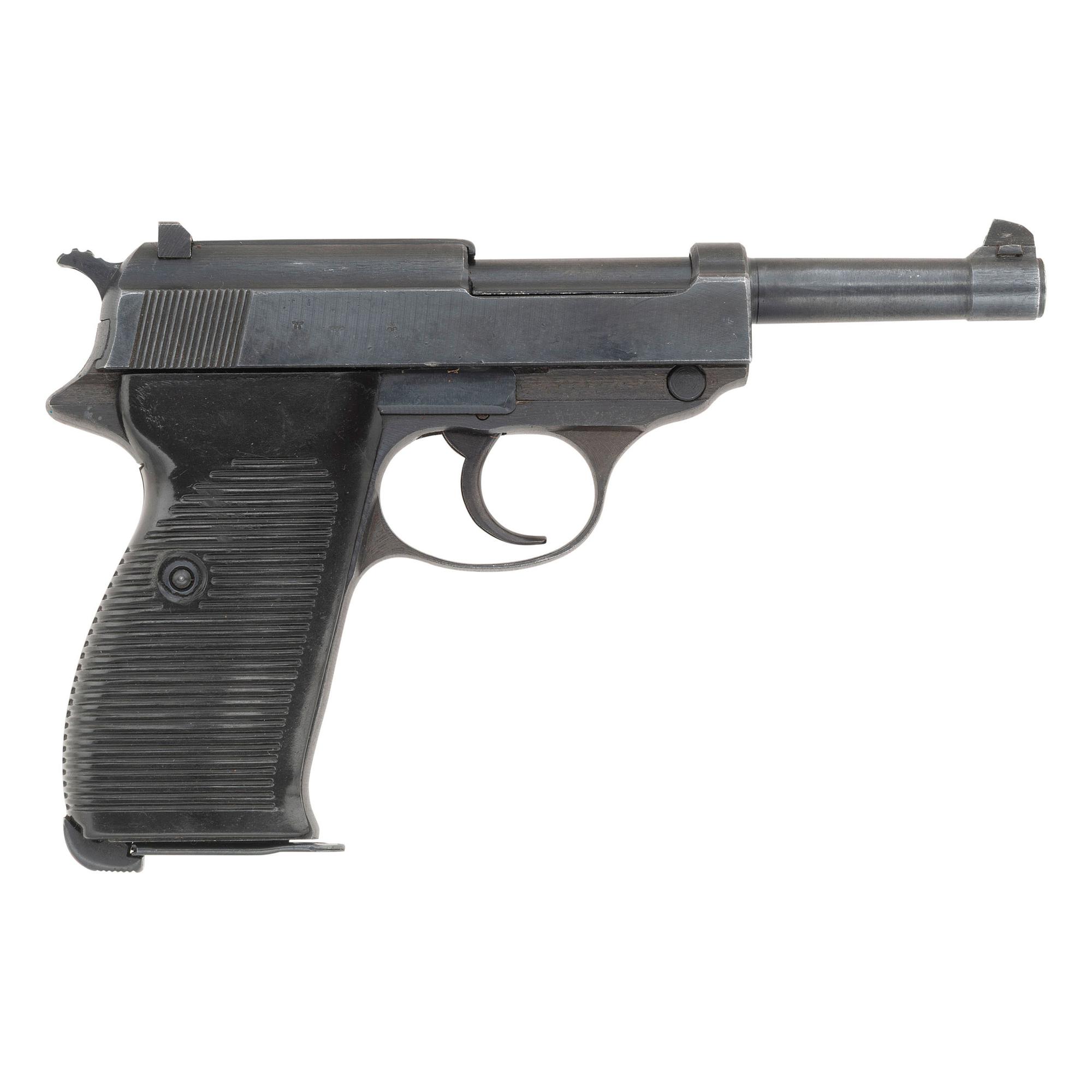 **Excellent Spreewerk P.38 with "Bring Back" Papers, Holsters, and Magazines