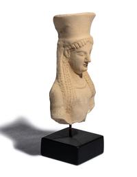A Greek Terracotta Female Protome