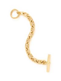 HERMÈS, YELLOW GOLD 'CHAÎNE D'ANCRE' BRACELET
