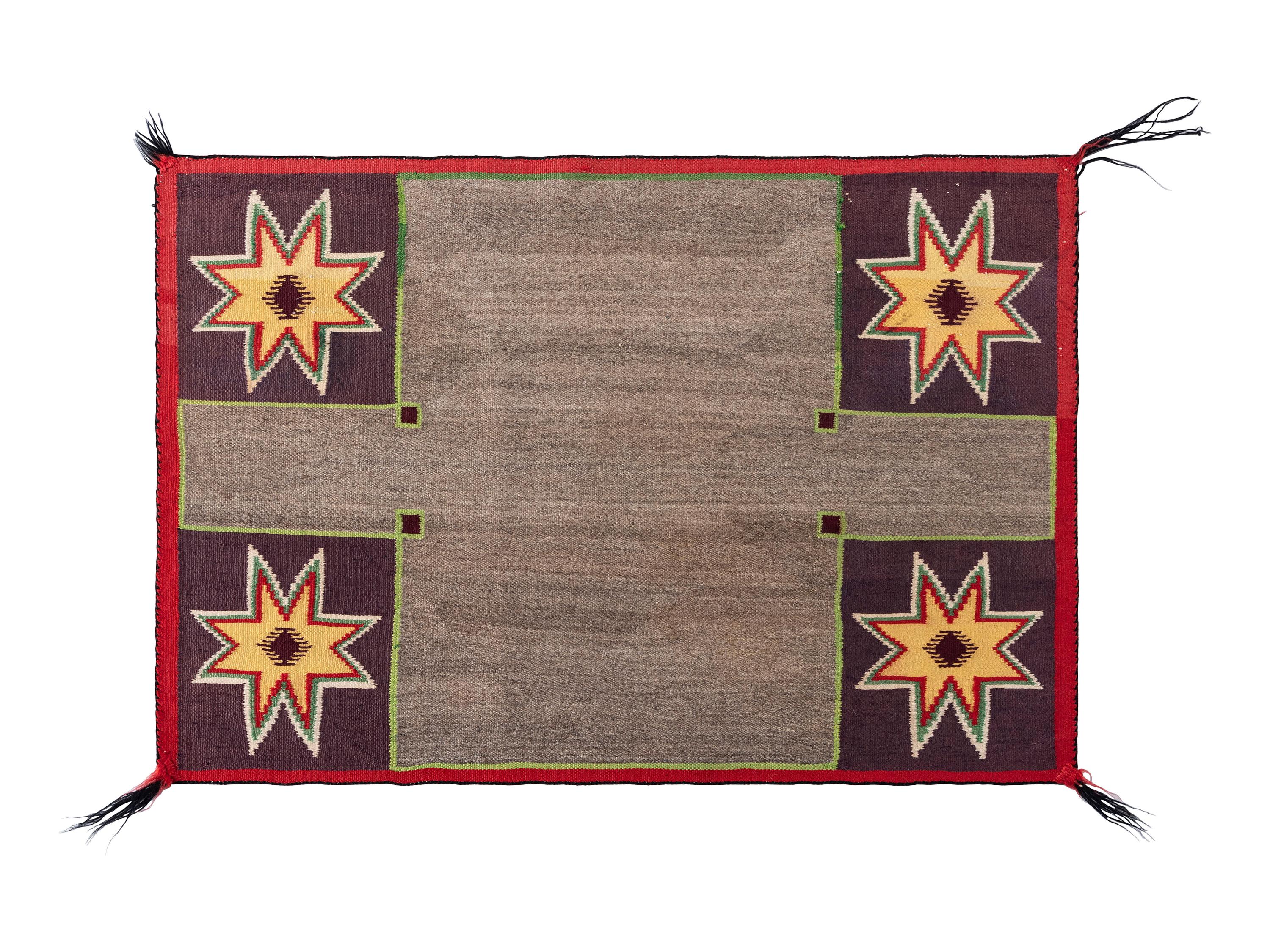 Navajo Germantown Saddle Blanket / Rug