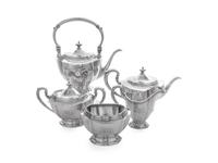 An American Silver Five-Piece Tea and Coffee Service