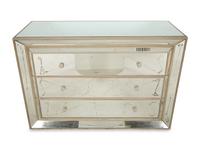 A Modernist Mirrored Commode, Possibly by Nancy Corzine