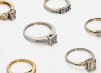 An Assorted Collection of Gold and Diamond Rings
