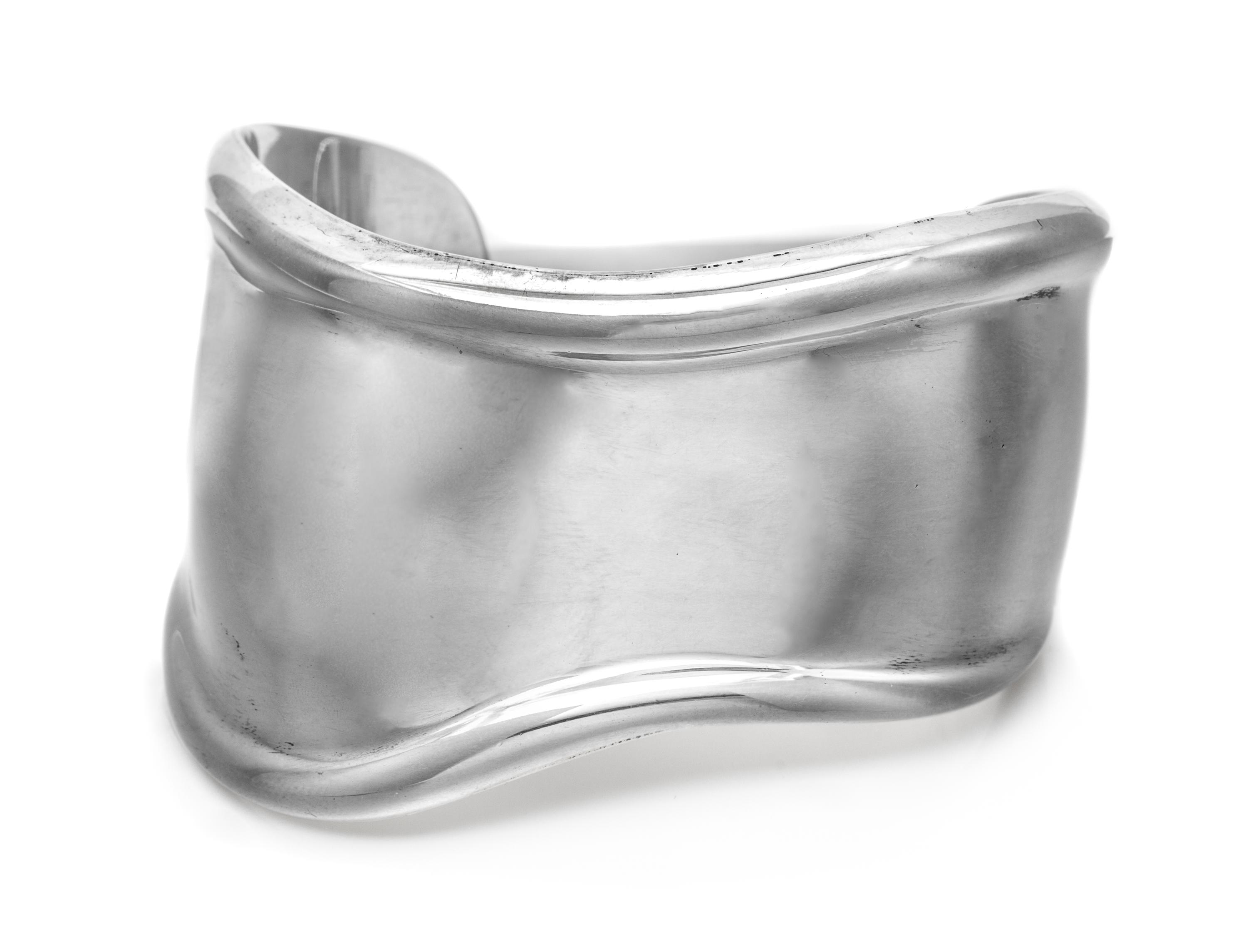 A Sterling Silver Bone Cuff Bracelet, Elsa Peretti for Tiffany & Co., Circa 1978, 35.60 dwts.