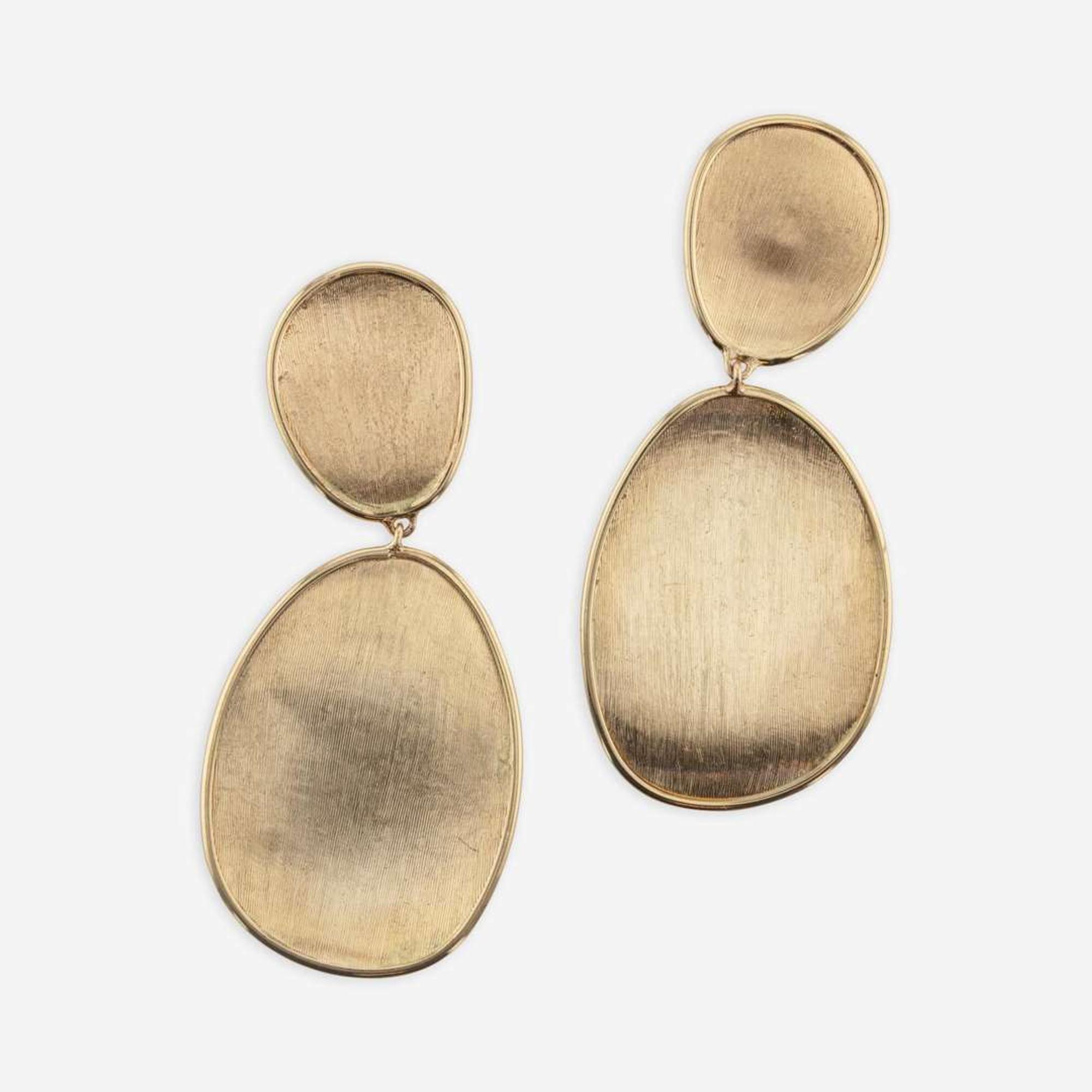 Collection of Four Pairs of 18K Yellow Gold Marco Bicego Earrings