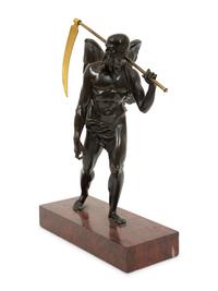 A French Bronze Figure of the Titan Kronos