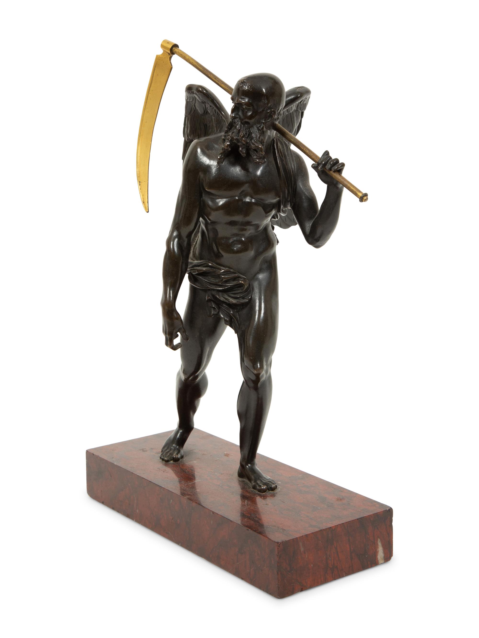 A French Bronze Figure of the Titan Kronos