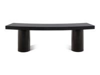 A Contemporary Black Marble Low Table