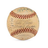 A 1948 Beaumont Exporters Team Signed Autograph Baseball