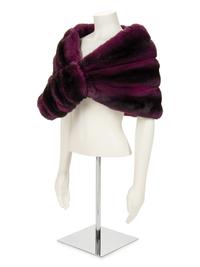 J. Mendel Chinchilla Pull-Through Stole