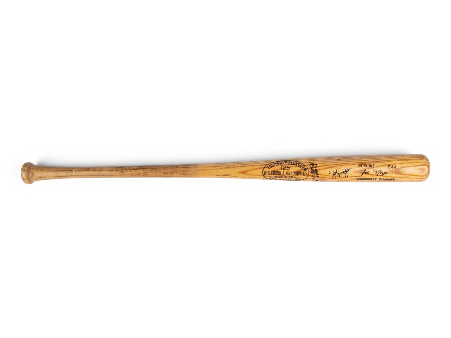 A Joe Morgan 1977-79 Cincinnati Reds Game Used and Signed H&B Louisville Slugger Bat (MEARS A6),