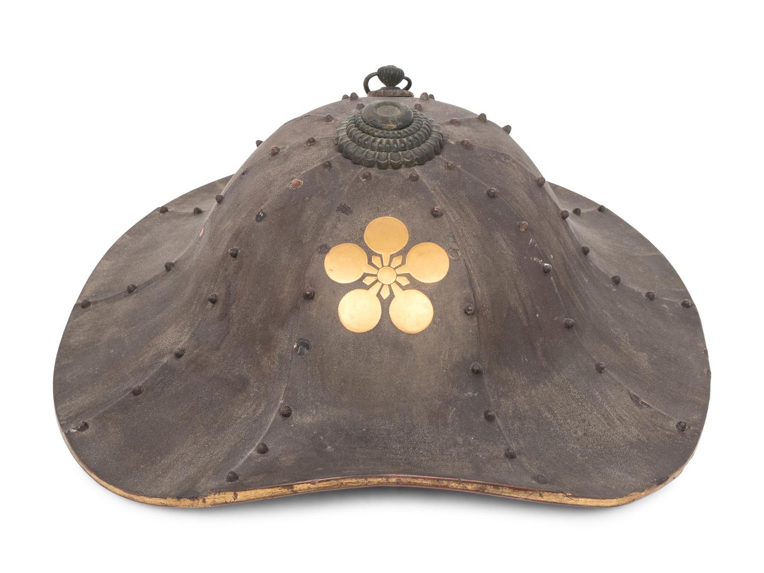A Japanese Lacquer Armor Helmet