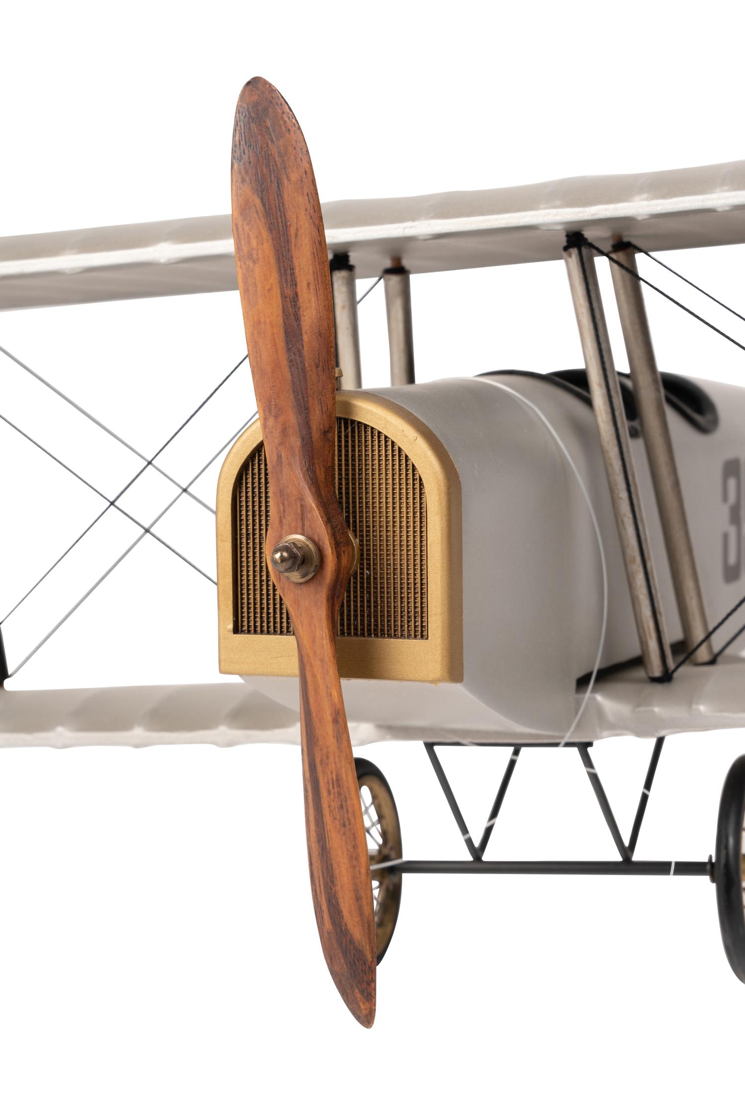 Five Painted Metal Airplane Models
