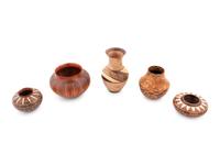 Five Turned Wood Vases by Ray Allen