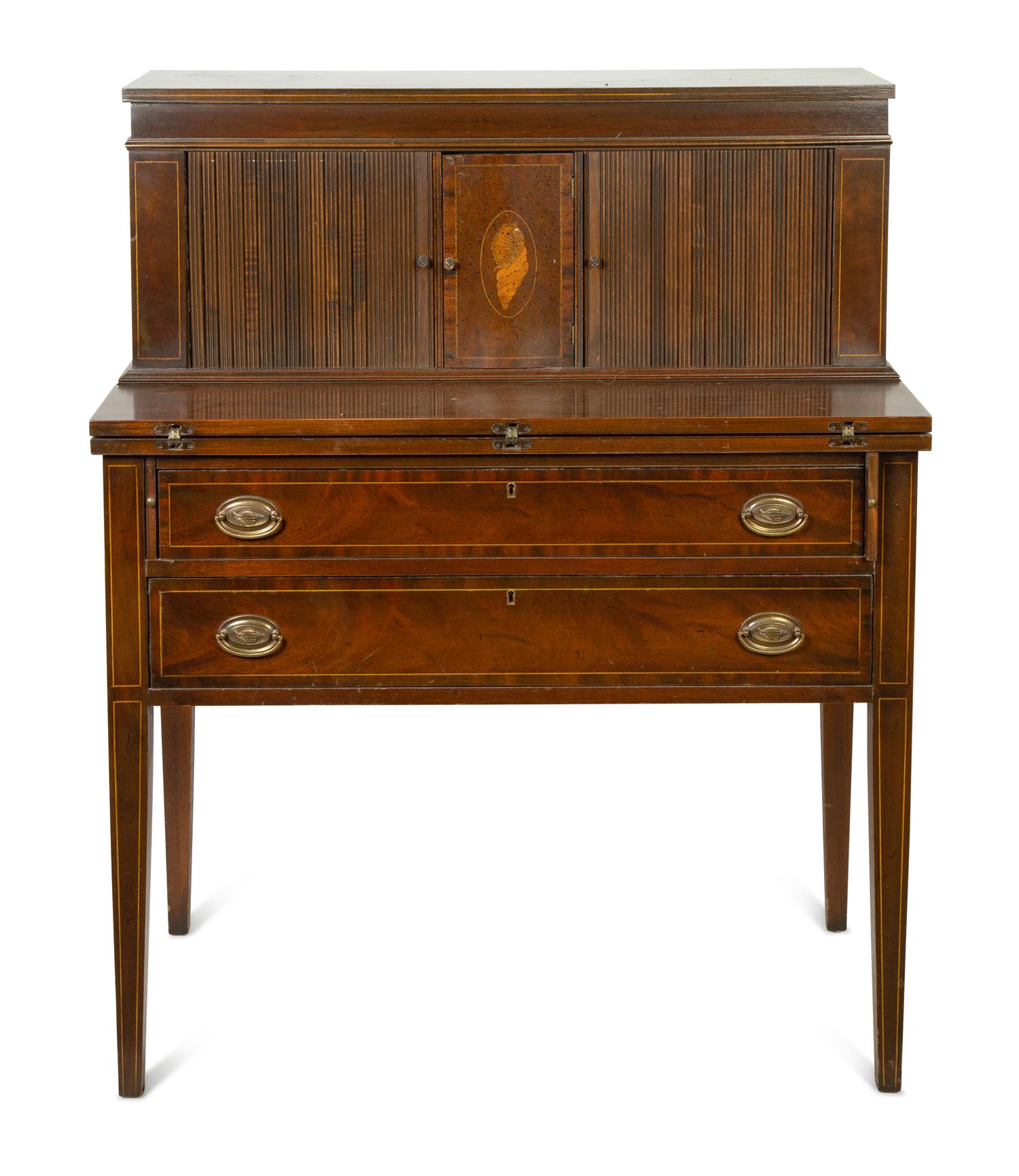 A Federal Style Mahogany Desk
