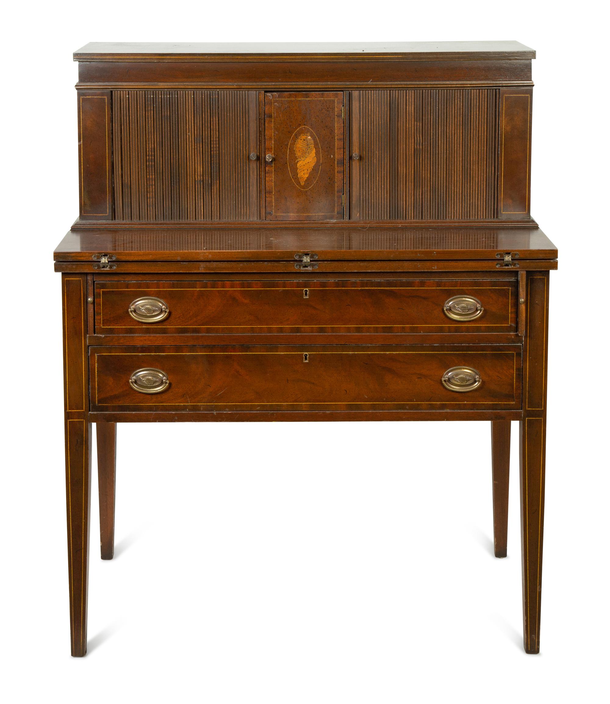 A Federal Style Mahogany Desk