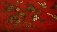 A Lacquered and Gilt Decorated Chinoiserie Tray Top Table