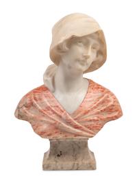 An Italian Alabaster Bust