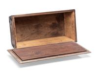 An African American Painted Poplar Covered Dough Box