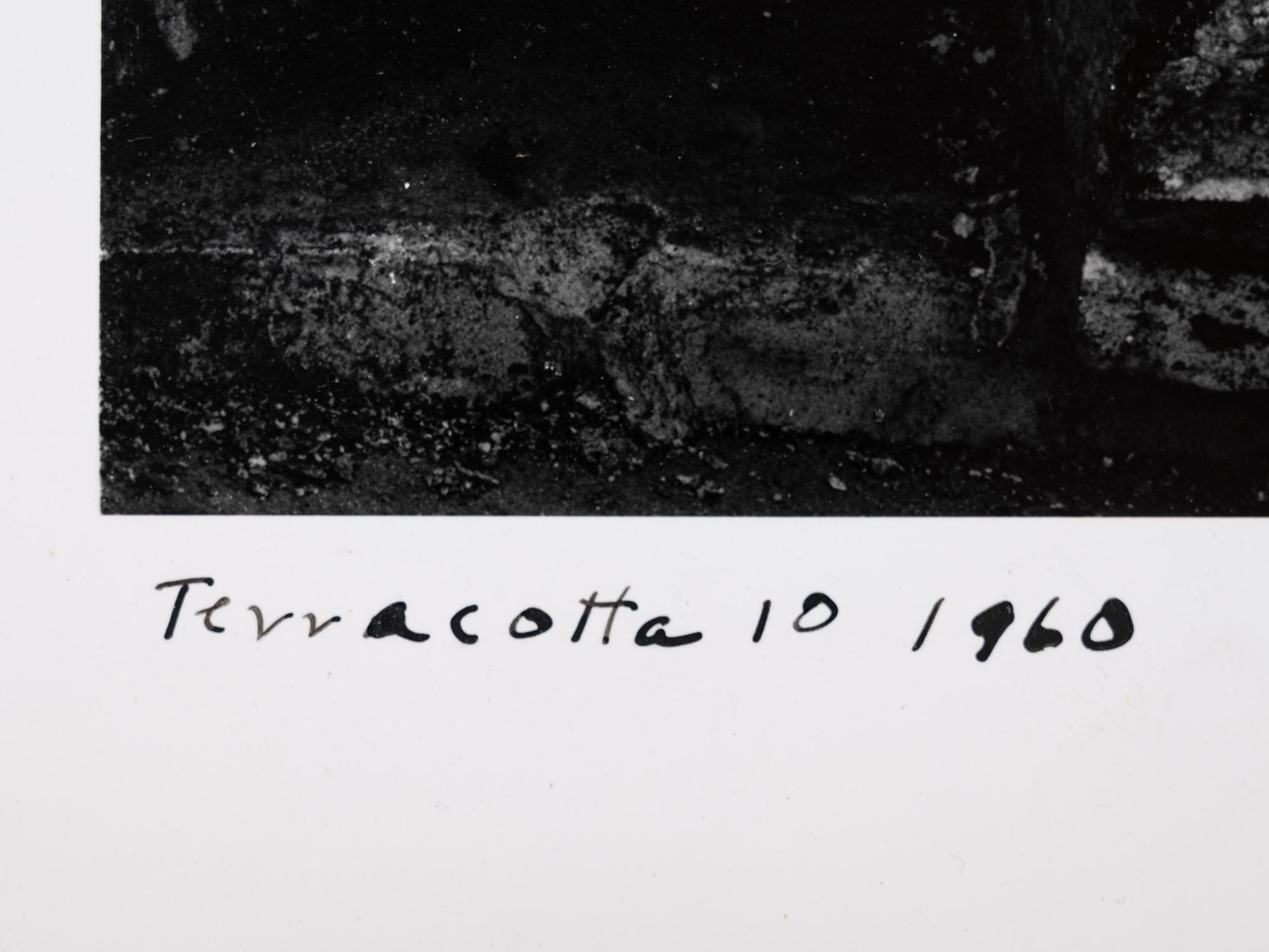 A Pair of Photographs ( Mexico , 1955 and Terracotta 10 , 1960)