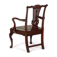 A Georgian Mahogany Armchair