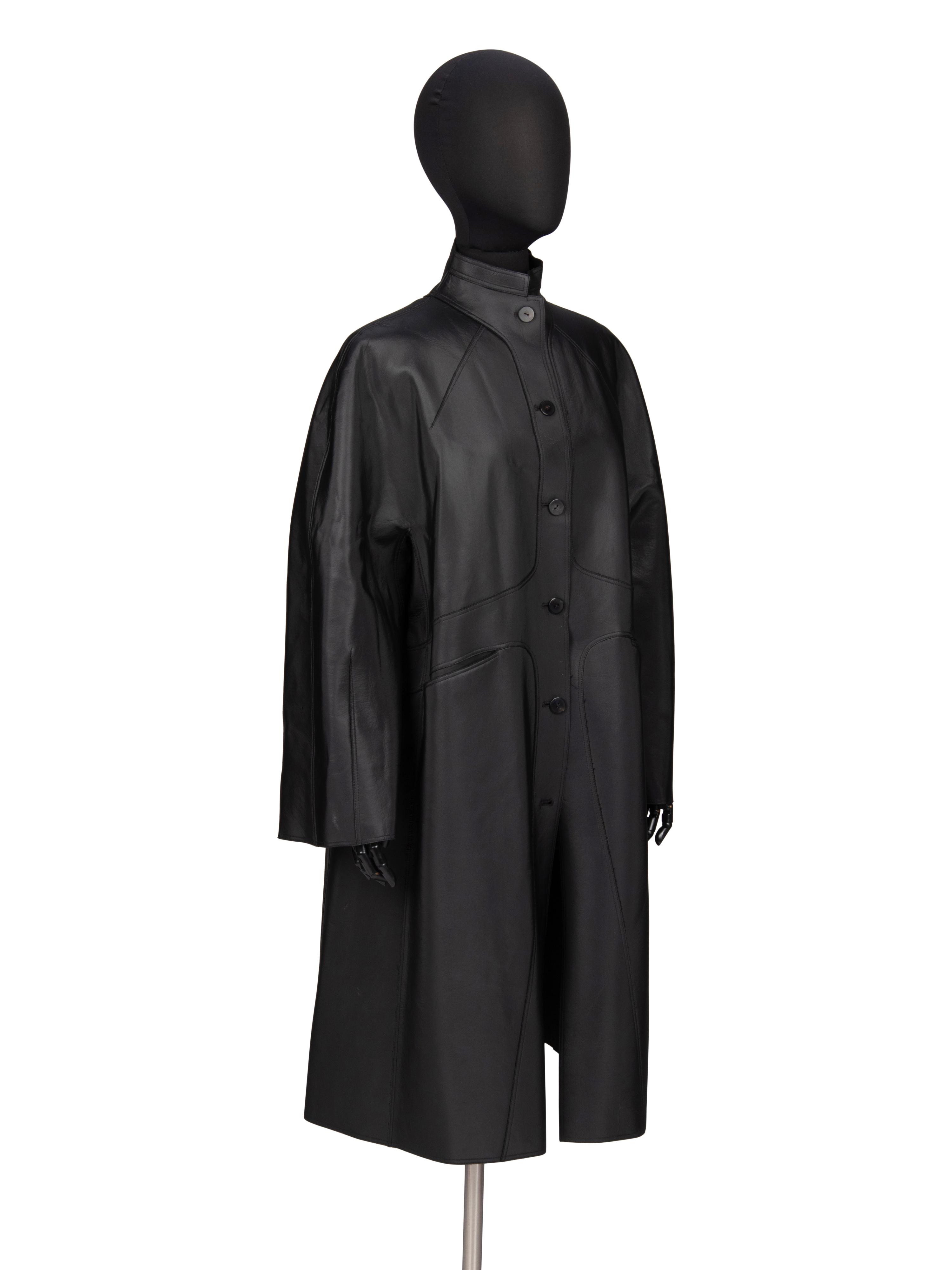 Ralph Rucci, Nylon-Bonded Cashmere Coat