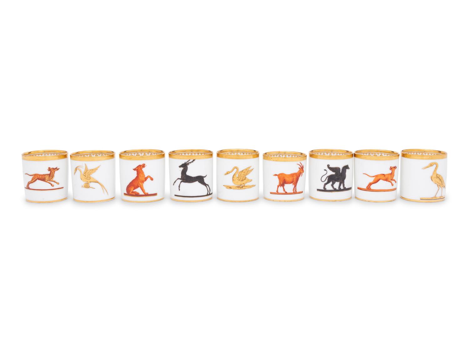 A Paris (Nast) Porcelain Coffee Service