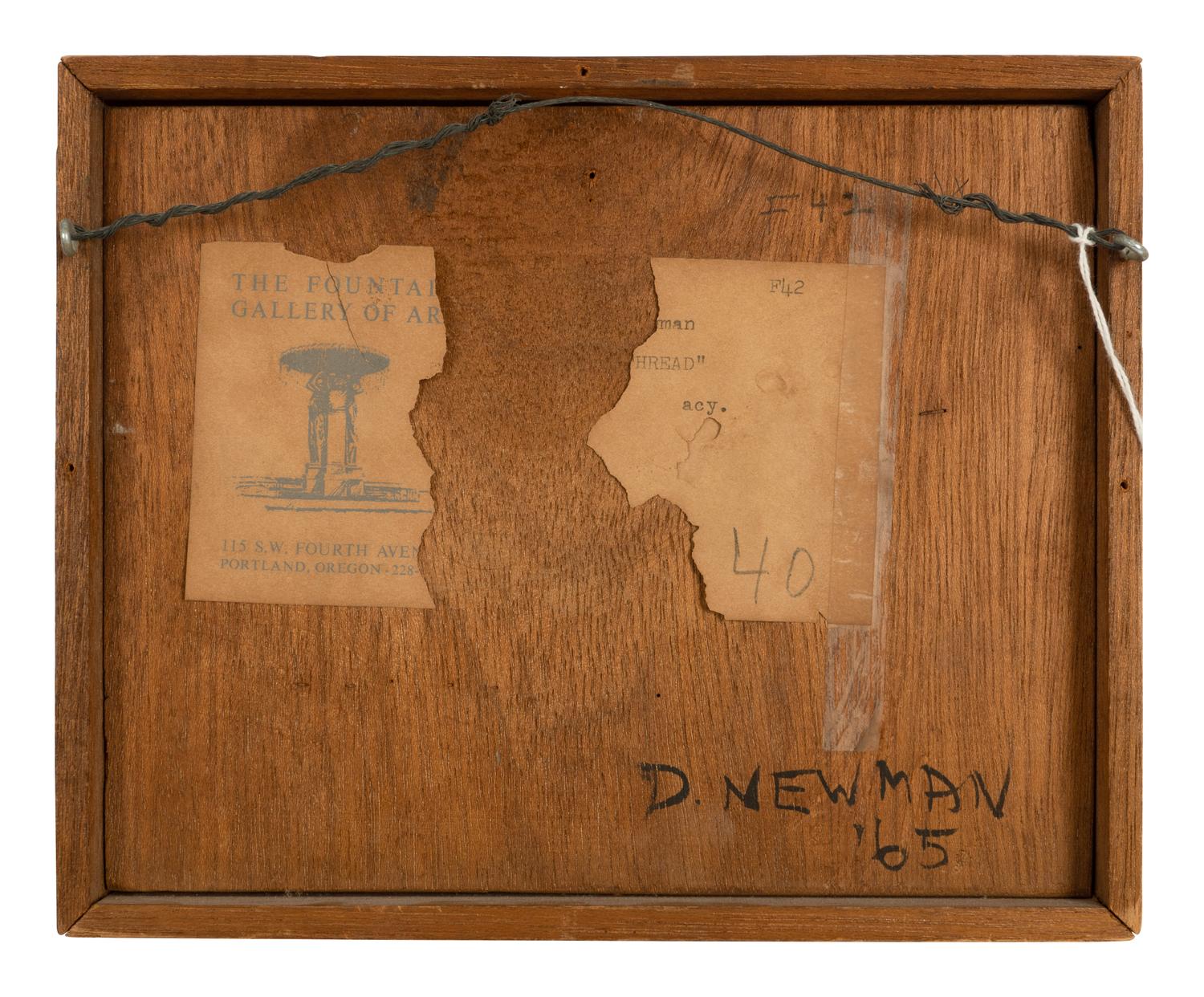 Daniel Newman (American, 1929-1994)