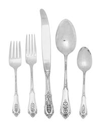 An American Silver Flatware Service