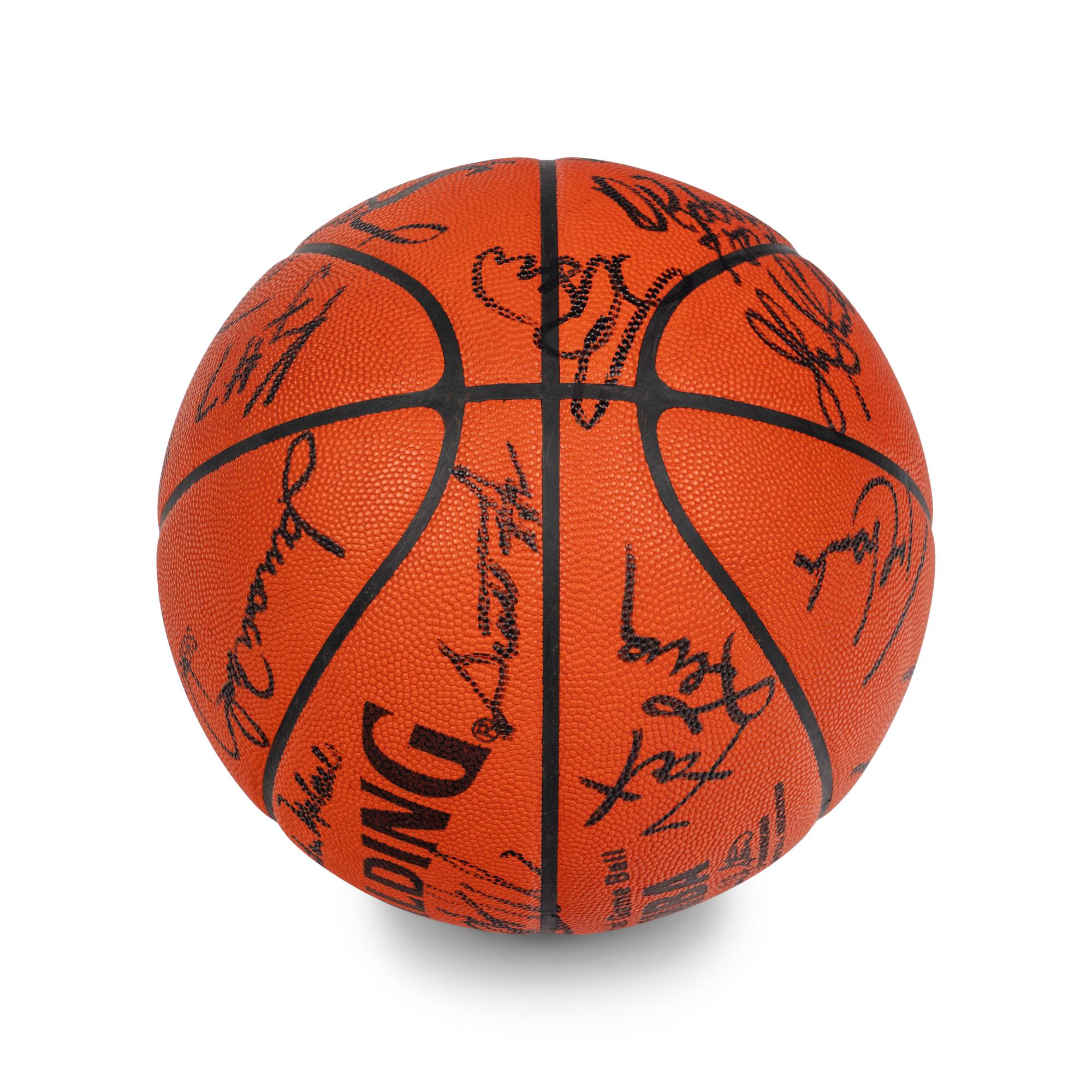 A 1989 NBA All Star Signed Autograph Basketball Featuring Michael Jordan (Beckett Authentication Services) - 26 Signatures