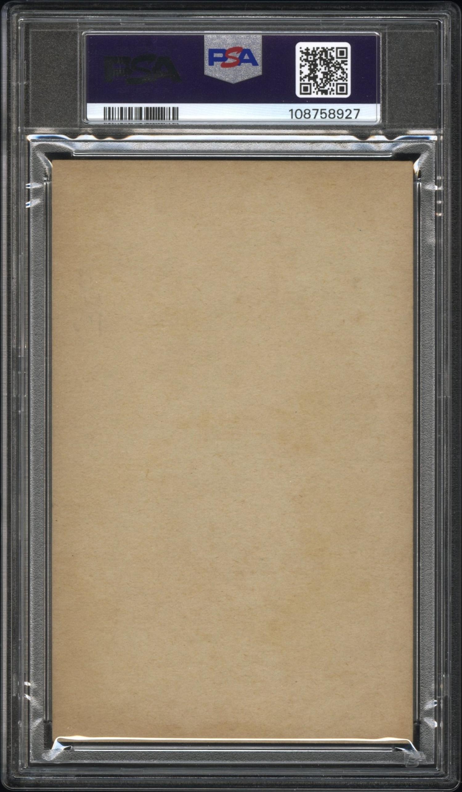 A 1939-46 Salutation Exhibits Joe DiMaggio Baseball Card (PSA 4MK VG-EX)