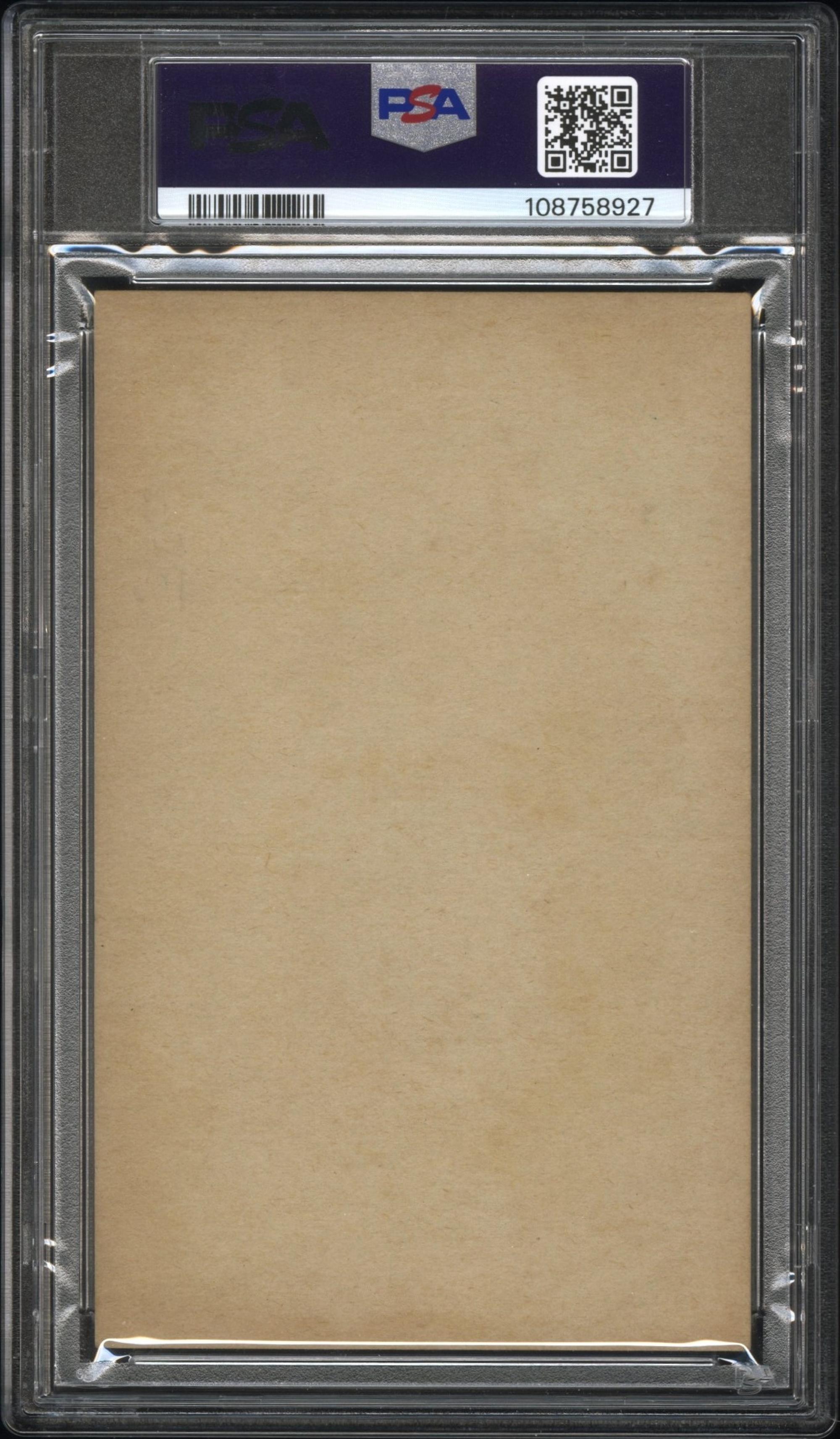 A 1939-46 Salutation Exhibits Joe DiMaggio Baseball Card (PSA 4MK VG-EX)