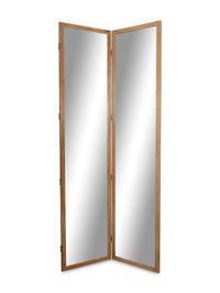 A Contemporary Mirrored Eight-Panel Floor Screen