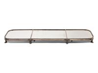 A Continental Silver-Plate Mirrored Table Plateau