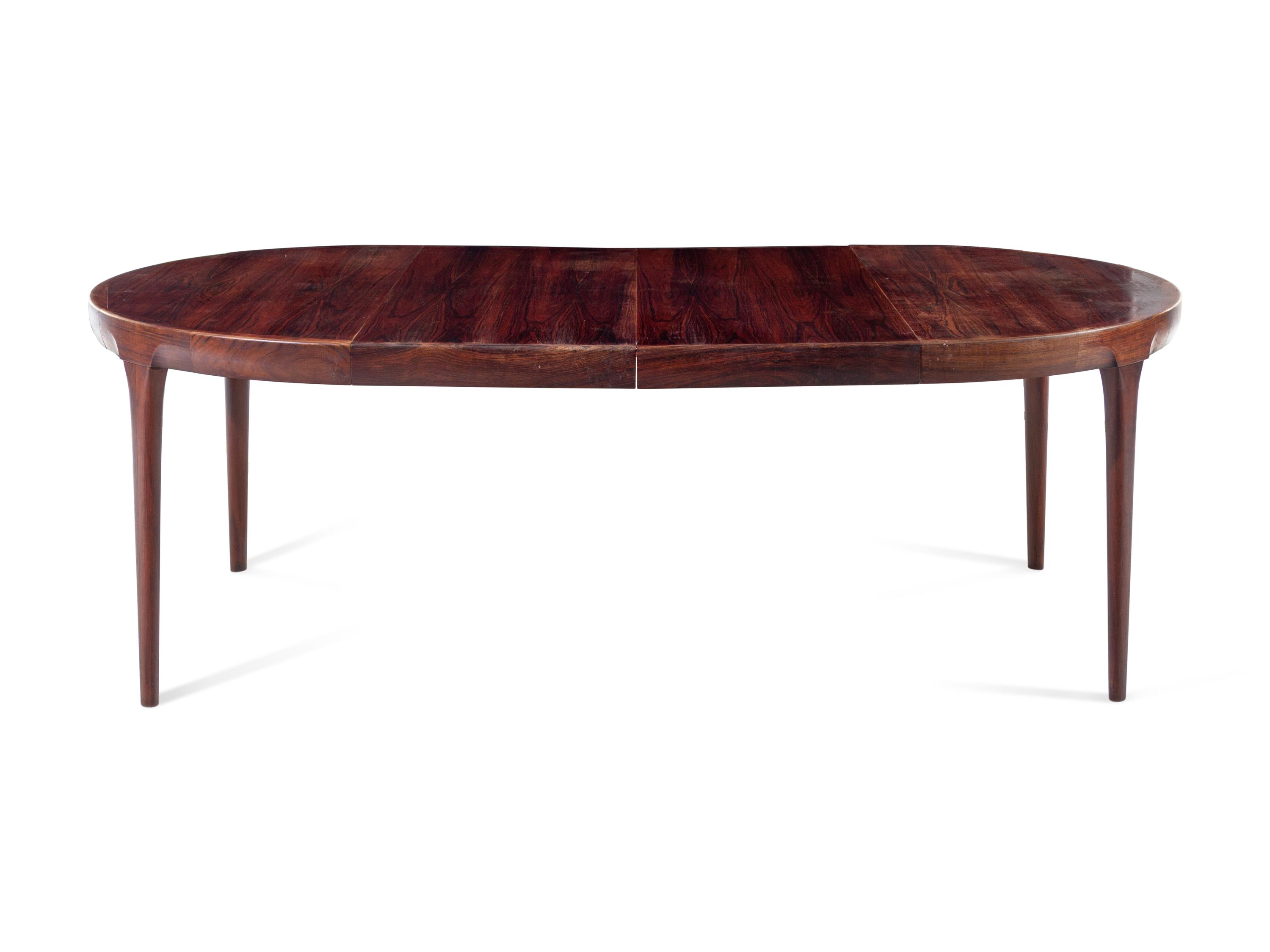 Dining Table with Three Leaves, Faarup Mobelfabrik, Denmark