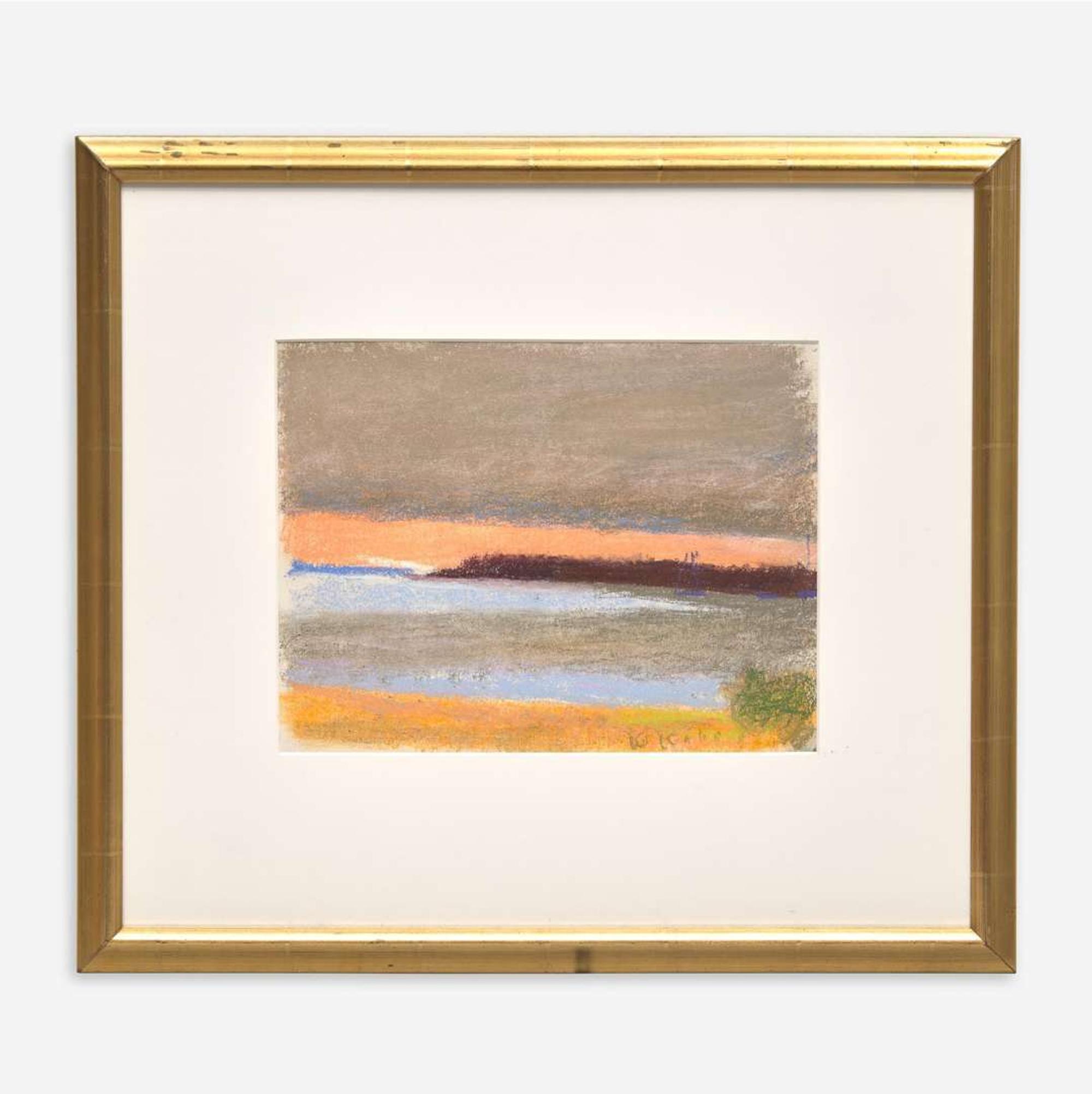 Wolf Kahn (American/German, 1927-2020) Seen on the Coast of Maine